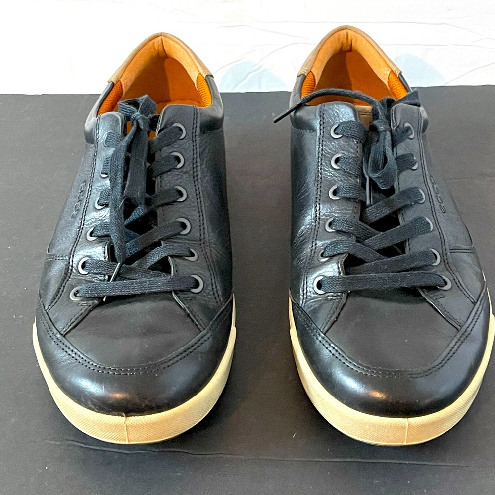 Ecco Mens Sz EU 42/ US 8/8.5 Casual Leather Shoes
